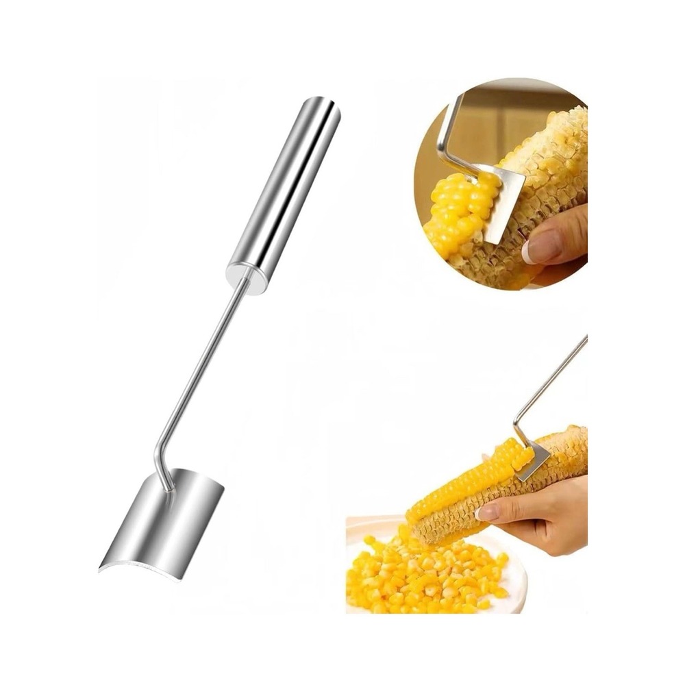 Corn Stripping Tool Thresher Remover Long Handle‎ Stainless Steel Cutter NEW